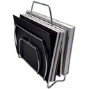 Ver imagem 5 de Revisteiro Cromado de Chão Aramado Suporte para Revista