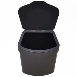Lixeira 2,5 Litros Tampa Fácil Pia Bancada Cozinha Originale Preta - 4 Lixeira 2,5 Litros Tampa Fácil Pia Bancada Cozinha Originale Preta - 4