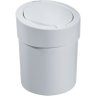 Lixeira Automática 5 Litros Tampa Esconde Sacola Banheiro Branca - 1