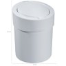 Lixeira Automática 5 Litros Tampa Esconde Sacola Banheiro Branca - 2