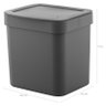 Lixeira 2,5l Trium Ou Compacta Tampa Cozinha Bancada Casa Chumbo - 2