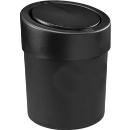 Lixeira Automática 5 Litros Tampa Esconde Sacola Banheiro Preta - 1