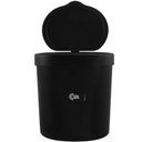 Ver mais imagens de Lixeira Plástica Pia 2,5 Litros Coza Cozinha Tampa Bancada Preta