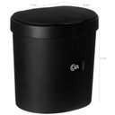 Ver imagem 2 de Lixeira Plástica Pia 2,5 Litros Coza Cozinha Tampa Bancada Preta