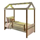 Ver imagem 2 de Cama Infantil Montessoriana Eliz Solteiro com Luz de Led - Branco