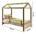 Ver imagem 3 de Cama Infantil Montessoriana Eliz Solteiro com Luz de Led - Branco