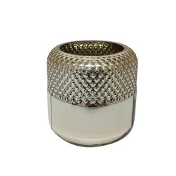 Vaso Decorativo Vidro Dourado - P - 1