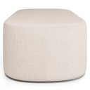 Ver imagem 6 de Puff Decorativo Orgânico para Living Quarto 100cm Doha W01 Linho Cru - Lyam Decor