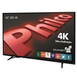 Smart TV 60 Polegadas LCD LED Philco Ph60D16Dsg 4K Ultra Hd com Wi-Fi 2 USB 3HDMI Ginga Surround - 2
