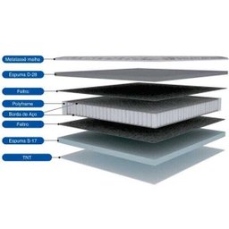 Colchão Casal Gazin São João Molas Ensacadas - - 138x188x26 - 2