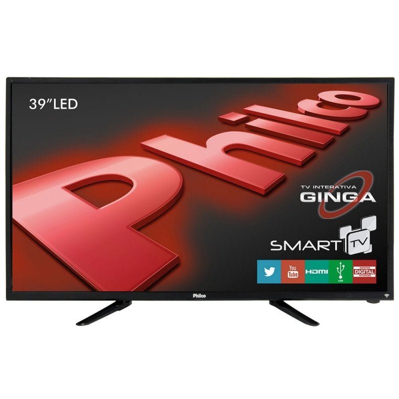 TV Smart LED 39 Polegadas Ph39N91Dsgw Recepção Digital Philco - Bivolt - 1