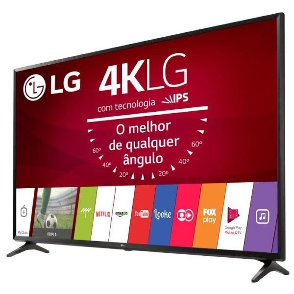 Smart TV LED 55 Polegadas Ultra Hd 4K Lg 55Uj6300 com Sistema Webos 3.5, Wi-Fi, Painel Ips, Hdr e Quick Acess - 6