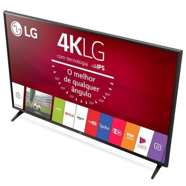 Smart TV LED 55 Polegadas Ultra Hd 4K Lg 55Uj6300 com Sistema Webos 3.5, Wi-Fi, Painel Ips, Hdr e Quick Acess - 3