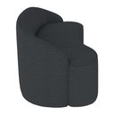 Ver imagem 5 de Sofá 4 Lugares para Sala de Estar Living 230cm Theo D06 Bouclê Cinza Escuro - Mpozenato