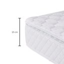 Ver imagem 2 de Colchão Casal Luckspuma Colchões L.Spring Ensacado One Side com Sistema Antiácaro, Antifungo e Antialérgico (188x138x25