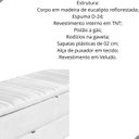 Ver imagem 2 de Calçadeira Baú Sapateira 140cm Ayla Veludo Tampo Reto