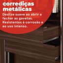 Ver imagem 7 de Guarda-Roupa para Quarto com Espelho Pérsia Marrom/Café Demóbile