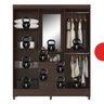 Guarda-roupa para Quarto com Espelho Pérsia - 12