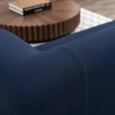 Ver imagem 4 de Capa para Sofá 03 Lugares Avulsa Coladinha Malha Elastica:Azul