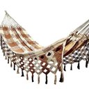 Ver imagem 1 de Rede Grande Luxo de Dormir P/ Casal 4,40 Metros Várias Cores:caramelo com Cru