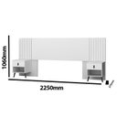 Ver imagem 3 de Cabeceira Box Ripada 106x225cm Lady