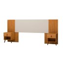 Ver imagem 1 de Cabeceira Box Ripada 106x225cm Lady Marrom