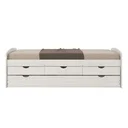 Ver imagem 3 de Bicama Solteiro 3 Gavetas em Madeira Maciça Ulli