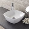 Cuba de Apoio Banheiro Lavabo Sobrepor de Porcelana Cerâmica Louça C265 - Premierdecor - 2