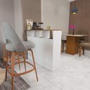 Ver imagem 2 de Bancada Balcão Ilha Gourmet para Cozinha 114cm 3 Portas com Nichos Hera Fidelitá
