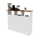 Ver imagem 5 de Bancada Balcão Ilha Gourmet para Cozinha 114cm 3 Portas com Nichos Hera Fidelitá