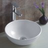 Cuba de Apoio Banheiro Lavabo Sobrepor Redonda de Porcelana Cerâmica Louça C262 - Premierdecor - 4