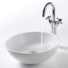 Cuba de Apoio Banheiro Lavabo Sobrepor Redonda de Porcelana Cerâmica Louça C262 - Premierdecor - 1