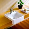 Cuba de Semi-Encaixe Banheiro Lavabo de Porcelana Cerâmica Louça C291 - Premierdecor - 2