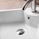 Ver imagem 3 de Cuba de Apoio de Canto Banheiro Lavabo Sobrepor Redonda de Porcelana Cerâmica Louça C293 - Premierde