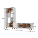 Ver imagem 3 de Estante Home para Tv até 65 Polegadas Prime com 1 Portas Yescasa