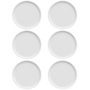 Ver imagem 1 de Jogo 6 Pratos de Sobremesa Redondos 18,5cm Bold Germer em Porcelana Branca