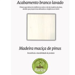 Cama Solteiro 5 Gavetas e Nicho Madeira Maciça Floro - 16