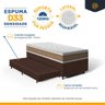 Cama Box com Colchao de Espuma D33 Double Face Air Pro Forca Anjos + Auxiliar de Espuma Unique - 6