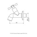 Ver imagem 2 de Torneira de Parede para Lavabo - Job - 1178 Perflex