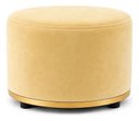 Ver imagem 1 de Puff Redondo Infantil - Banquinho Decorativo para Quarto Brinquedoteca - Espaço Kids Amarelo