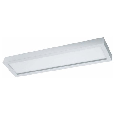 Painel de Led Plafon Sobrepor Retangular 124x15cm Branco 36w Bivolt Blumenau 4000 K - Neutro