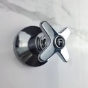 Ver imagem 2 de Acabamento Cromado Registro Banheiro Pressão e Gaveta Padrão Deca Luxo