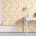 Ver imagem 2 de Papel de Parede Adesivo Menina Joaninha Floral