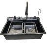 Cuba Gourmet Premium Inox Luxo Pia Inteligente Cozinha Torneira Agua Quente Fria Monocomando Painel  - 13