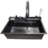 Cuba Gourmet Premium Inox Luxo Pia Inteligente Cozinha Torneira Agua Quente Fria Monocomando Painel  - 9