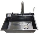 Ver imagem 6 de Cuba Gourmet Premium Inox Luxo Pia Inteligente Cozinha Torneira Agua Quente Fria Monocomando Painel 