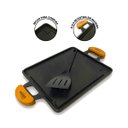 Ver imagem 2 de Chapa Bifeteira Antiaderente Fogão Churrasqueira Alumínio Alumínios Vitória