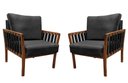 Ver imagem 1 de KIT 2 POLTRONAS DECORATIVA LUXO CALIFÓRNIA DORA BELA Califónia 0131