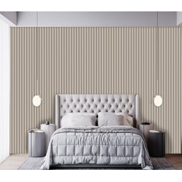 Papel de Parede Ripado Amadeirado Marrom Linho 6m - 2