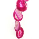 Ver imagem 2 de Móbile Sino Dos Ventos Chapa de Ágata Rosa 65 Cm Decoração